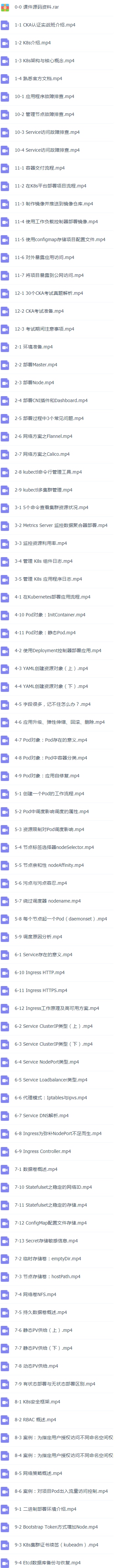 39套k8s云原生全栈架构全栈架构师技能培养 视频教程下载学院介绍插图(10)