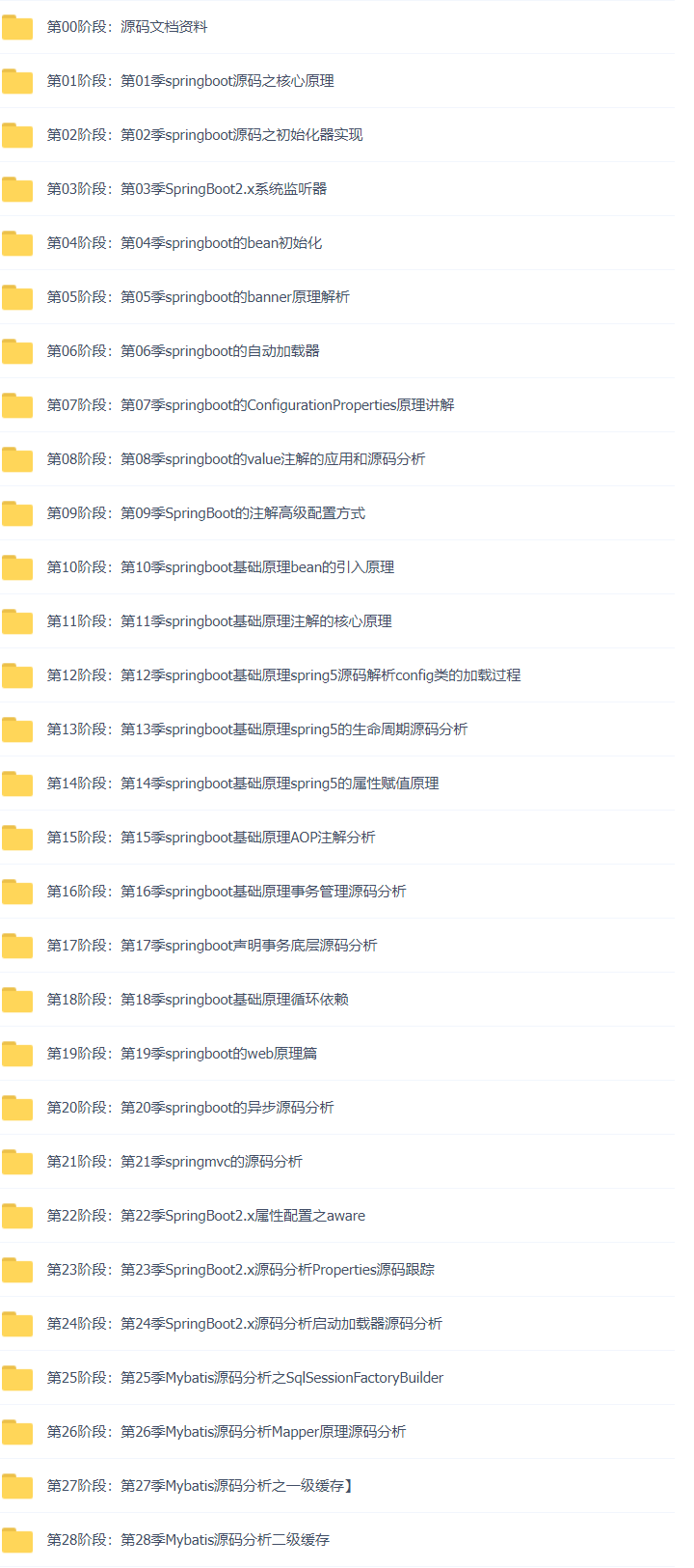 48套Java架构之Java架构师之源码分析专题SpringBoot2.x、Spring5、SpringMVC、Mybatis源码分析课程插图(8)