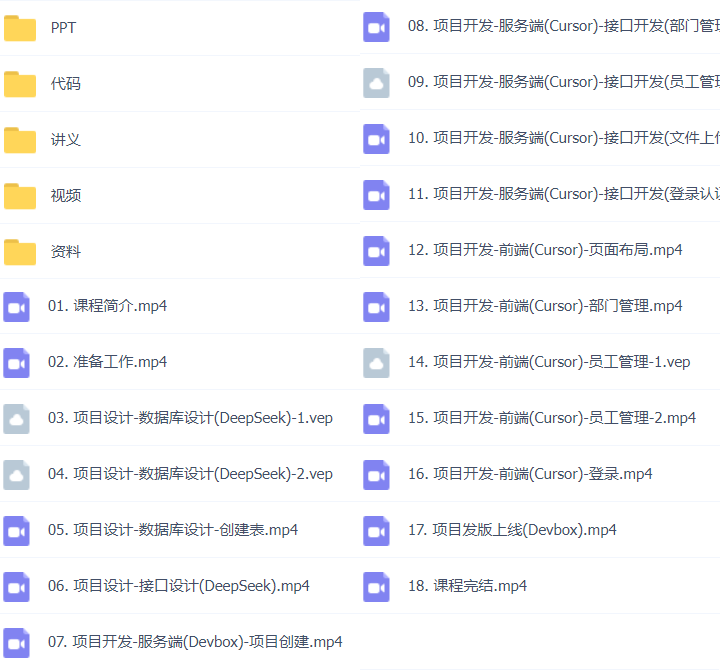 35套JAVA+AI企业级项目实战视频教程SpringAI/DeepSeek/RAG/SpringBoot/SpringCloudAlibaba/Mcp/Vue3插图(19)